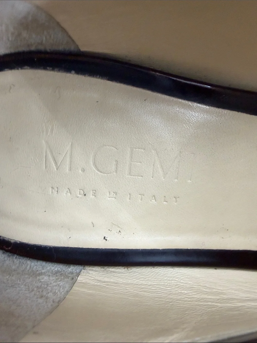 M.Gemi Womens Leather Made in Italy Heeled Loafers w/ Buckle, sz 38